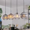 Koyoto Suspension, Boule lumineuse, Suspension Ambre, Clair, Fumé, 4 lumières