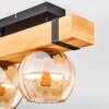 Sernadelo Plafonnier, Boule lumineuse Écru, Noir, 2 lumières