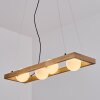 Zanin Suspension, Suspension Écru, Noir, 4 lumières