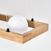 Zanin Suspension, Suspension Écru, Noir, 4 lumières