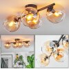Koyoto Plafonnier, Boule lumineuse Ambre, Clair, 4 lumières