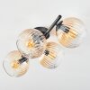 Koyoto Plafonnier, Boule lumineuse Ambre, Clair, 4 lumières