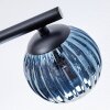 Chehalis Plafonnier, Boule lumineuse Bleu, Vert, Cuivré, 3 lumières