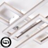 Marluk Plafonnier LED Chrome, Sable, Blanc, 1 lumière