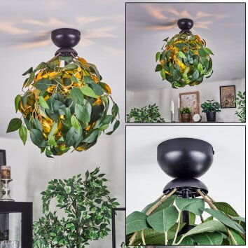 Kallax Plafonnier Noir, 1 lumière