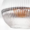Koyoto Plafonnier, Boule lumineuse 30 cm Clair, Fumé, 1 lumière