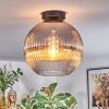 Koyoto Plafonnier, Boule lumineuse 30 cm Clair, Fumé, 1 lumière