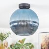 Koyoto Plafonnier, Boule lumineuse 30 cm Bleu, 1 lumière
