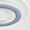 Lidor Plafonnier LED Gris, Blanc, 1 lumière