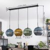 Koyoto Suspension, Boule lumineuse, Suspension Bleu, Or, Vert, 4 lumières