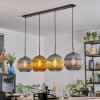 Koyoto Suspension, Boule lumineuse, Suspension Bleu, Or, Vert, 4 lumières