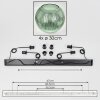 Koyoto Suspension, Boule lumineuse, Suspension Vert, 4 lumières