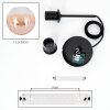 Koyoto Suspension, Boule lumineuse, Suspension Ambre, Clair, 1 lumière