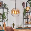 Koyoto Suspension, Boule lumineuse, Suspension Ambre, Clair, 1 lumière