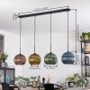 Koyoto Suspension, Boule lumineuse, Suspension Bleu, Or, Vert, Cuivré, 4 lumières
