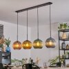 Koyoto Suspension, Boule lumineuse, Suspension Bleu, Or, Vert, Cuivré, 4 lumières