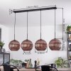 Koyoto Suspension, Boule lumineuse, Suspension Cuivré, 4 lumières