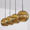 Koyoto Suspension, Boule lumineuse, Suspension Or, 4 lumières