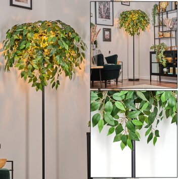 Kallax Lampadaire Noir, 3 lumières