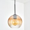 Koyoto Suspension, Boule lumineuse, Suspension 20 cm Ambre, Clair, 1 lumière