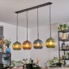 Koyoto Suspension, Boule lumineuse, Suspension Bleu, Vert, Cuivré, 4 lumières