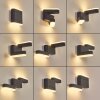 Fanek Lampe murale d´extérieur, Luminaire Up & Down, Applique murale LED Anthracite, 2 lumières