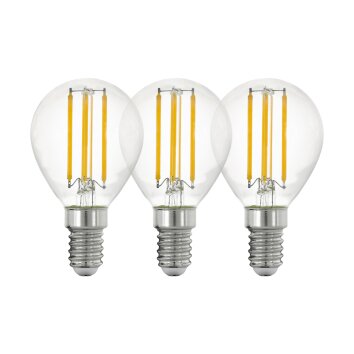 Ensemble de 3 lampes LED LM_LED_E14 clair Ø4,5cm L: 8cm