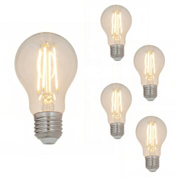 E27 LED 6.5 Watt blanc chaud 806 Lumen