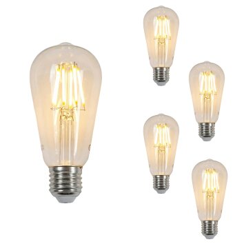 E27 LED 6 Watt blanc chaud 800 Lumen