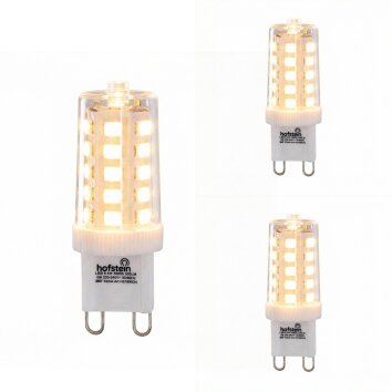 G9 LED 3 Watt blanc chaud dimmable 330 Lumen