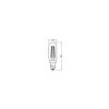 Luminaires Osram E14 4.8 Watt blanc chaud dimmable 470 Lumen