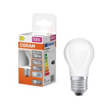 Luminaires Osram E27 LED 5.9 Watt blanc neutre 806 Lumen