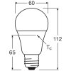 Luminaires Osram E27 10 Watt blanc neutre 1055 Lumen