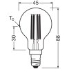 Luminaires Osram E14 2.2 Watt blanc neutre 470 Lumen