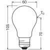 Luminaires Osram E27 5 Watt blanc neutre 1055 Lumen