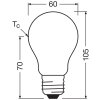 Luminaires Osram E27 2.2 Watt blanc chaud dimmable 470 Lumen