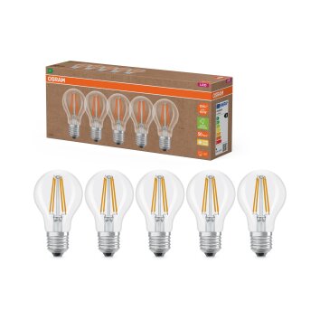 Luminaires Osram E27 3.8 Watt blanc chaud 806 Lumen
