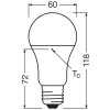 BELLALUX E27 LED 13 Watt blanc lumière du jour 1521 Lumen