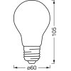 Luminaires Osram E27 LED 6 Watt blanc neutre dimmable 680 Lumen