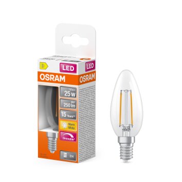 Luminaires Osram E14 LED 2.8 Watt blanc neutre dimmable 250 Lumen