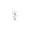 Luminaires Osram E27 LED 1.5 Watt blanc chaud 136 Lumen