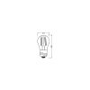 Luminaires Osram E27 LED 4.5 Watt dimmable 470 Lumen
