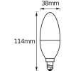 Luminaires Osram E14 LED 4.9 Watt dimmable 470 Lumen
