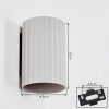 Fonir Luminaire Up & Down, Applique murale Gris, 1 lumière