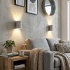 Fonir Luminaire Up & Down, Applique murale Gris, 1 lumière