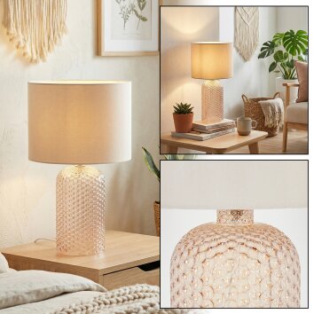 Fonil Lampe à poser Champagne, 1 lumière