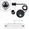 Ripoll Suspension, Boule lumineuse, Suspension Fumé, 1 lumière