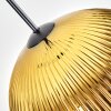 Koyoto Suspension, Boule lumineuse, Suspension Or, Clair, 1 lumière