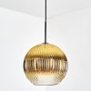 Koyoto Suspension, Boule lumineuse, Suspension Or, Clair, 1 lumière