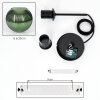Koyoto Suspension, Boule lumineuse, Suspension Vert, 1 lumière